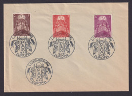 Luxemburg 572-574 Europa 1957 Brief Als FDC Kat.-Wert 75,00 - Covers & Documents