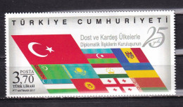 TURKEY-2017 DIPLOMATIC RELATIONS-MNH - Ongebruikt