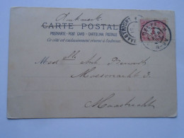 D201668   Netherlands   Cancel  Delft 1903 - To Maastricht -   Afternoon Boating On The Castle Garden Lake - Briefe U. Dokumente