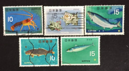 1966  - Japan -  Fishery Products - Used Stamps
