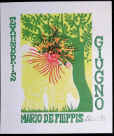 EX LIBRIS MARIA ELISA LEBORONI Per MARIO DE FILIPPIS L40-B01 EXLIBRIS - Ex-libris