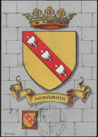 France 1946 Y&T 757 Sur Carte Maximum. Armoiries De Provinces. Lorraine - 1941-66 Coat Of Arms And Heraldry