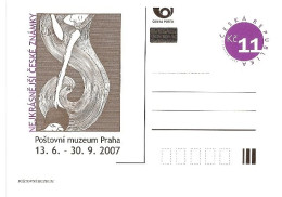CDV PM 58 Czech Republic Most Beatiful Czech Stamps Exhibition In The Post Muzeum 2007 - Modern