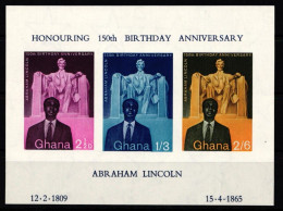 Ghana Block 1 Postfrisch #KA436 - Ghana (1957-...)