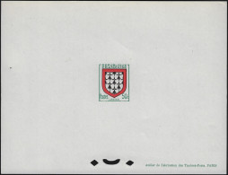 France 1951 Y&T 900 Feuillet De Luxe. Armoiries Des Provinces. Limousin - 1941-66 Coat Of Arms And Heraldry