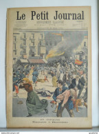 LE PETIT JOURNAL N°549 - 26 MAI 1901 - ESPAGNE EMEUTES A BARCELONE - OURS BLANC MARTIN JARDIN DES PLANTES - Le Petit Journal