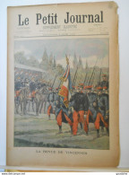 LE PETIT JOURNAL N°550 - 2 JUIN 1901 - REVUE DE VINCENNES - MILITAIRES - IMPRIMERIE - FENOUILLET - Le Petit Journal