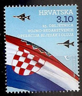 CROATIA 2020, 25  YEARS OF THE MILITARY POLICE OPERATION FLASH AND STORM ,MNH - Croatie