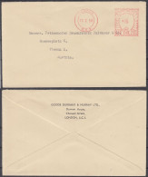 Great Britain - GB / UK 1958 ⁕ Post Paid Cover London To Austria Vienna 1 ⁕ See Scan - Máquinas Franqueo (EMA)