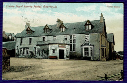 RB 1634 - 1909 Postcard - Bailie Nicol Jarvie Hotel Aberfoyle Moray - To New Zealand - Moray