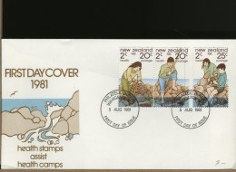 NEW ZEALAND - NUOVA ZELANDA - FDC 1981 - PESCA SPORTIVA - Recreational Fishing - Pêche Sportive - FDC