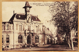 03933 / ⭐ ◉ GRAULHET CAISSE EPARGNE Avenue VICTOR HUGO 1933 à Adjudant Najac Parc Régional Artillerie Ougda Maroc- - Graulhet