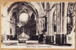 03988 / ALBAN Tarn Intérieur De L' Eglise 1910s à Virginie AUGE Marseille-Phototypie BARDOU Sommières - Alban