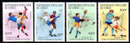 Congo A 394/97 Mondial Football Italia 90 - 1990 – Italie