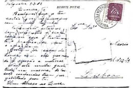 Portugal & Marcofilia, Caldas Da Felgueira, Grand Hotel Club, Lisboa 1952 (66764) - Lettres & Documents