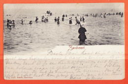 08945 / ⭐ ZANDVOORT Noord-Holland Zee Baden Scène Scéne Bain Mer 1908 Anth. BAKELS Netherlands - Zandvoort