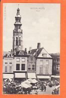 08998 / ⭐ ◉ ( In Perfecte Staat ) MIDDELBURG Zeeland Markt Jour De Marché 1900s Uitg Den BOER Nederland Pays-Bas - Middelburg