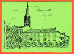 08660 / Rare NEGREPELISSE 82-Tarn Garonne Les ARCADES Et Le CLOCHER ( Vert ) 1970s Collection EDIFRANCE Neuvile - Negrepelisse