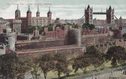 THE TOWER AND TOWER BRIDGE LONDON - Tower Of London