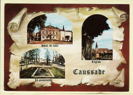 08700 / ⭐ ◉ CAUSSADE Tarn-Garonne HOTEL VILLE PROMENADE EGLISE 1975 - AS COEUR APA POUX 524 - Caussade