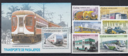 Cuba 2007 - TRANSPORT Des PASSAGERS - BF + Serie  - MNH - Busses