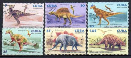 Cuba 2006 Animaux Préhistoriques (11) Yvert N° 4345 à 4350 Oblitéré Used - Used Stamps