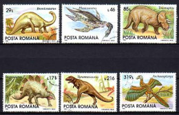 Roumanie 1993 Animaux Préhistoriques (18) Yvert N° 4082 à 4087 Oblitéré Used - Used Stamps