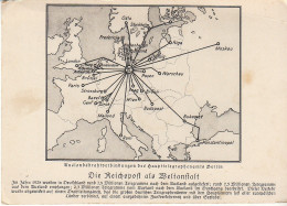 Weltanstalt Reichspost Berlin Auslandsdrahtverbindungen 1928 Ngl #D0458 - Post & Briefboten