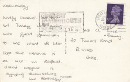 Postcard Genealogy Mr Tune Tunnel Road Retford PU 1975 [ Slogan Cancel ] My Ref B14884 - Généalogie