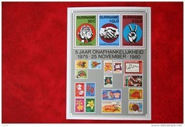 Surinam / Suriname 1980 Vijf Jaar Onafhankelijkheid / Five Years Of Independence (ZBL 233 Mi Block 27) POSTFRIS / MNH - Surinam