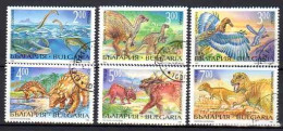 Bulgarie 1994 Animaux Préhistoriques (2) Yvert N° 3563 à 3568 Oblitéré Used - Usati