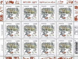 Philatélie France Feuille De 12 Timbres Du N° 5454** De 2020 - Feuilles Complètes