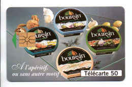 EN 1048 BOURSIN Apéritif  Fromage Télécarte FRANCE 50 Unités Phonecard  (G 1071) - 50 Unidades