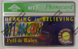 UK - Great Britain - BT & Landis & Gyr - BTP240 - Hearing Is Believing - Pell & Bales - 406B - 2500ex - Mint Blister - BT Edición Privada