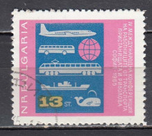 Bulgaria 1965 - Conference Of Transport, Port And Fishing Workers, Mi-Nr. 1539, Used - Usados