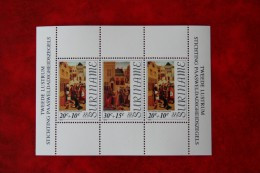 Surinam / Suriname 1976 Easter Paintings Pâques Peinture Gemalde (ZBL 21 23 Mi 717 719 Block 16) POSTFRIS / MNH / ** - Surinam