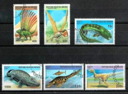 Bénin 1999 Animaux Préhistoriques (29) Yvert N° 710CE à 710CK Oblitéré Used - Benin - Dahomey (1960-...)