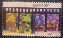Norway 3.5Kr Used Stamp 100th Anniversary Of Movies - Gebraucht