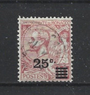 Monaco 1922 Overprint Y.T. 52 (0) - Used Stamps