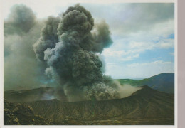 AKJP Japan Postcards Eruption Mount Aso - Kumamoto - Collections & Lots