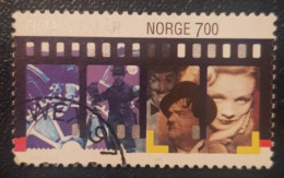 Norway 7Kr Used Stamp 100th Anniversary Of Movies - Oblitérés