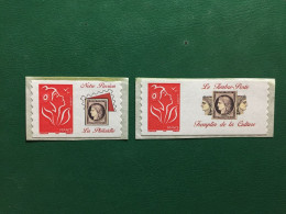 Marianne De Lamouche Personnalisé N°3802Ad/3802Ae Adhésif De Roulette Neuf Xx Cote 18.00 - Unused Stamps