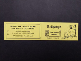 Carnet Privé 1993 - Créhange 57 - Philatélie 10x0.10 Briat 1er Salon Du Collectionneur - Sonstige & Ohne Zuordnung