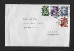 1933 PRO JUVENTUTE ► Schöner Satz-Brief Zürich Nach Basel    ►SBK-J65 Bis J68 / CHF 100.-◄ - Lettres & Documents