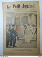 LE PETIT JOURNAL N°555 - 7 JUILLET 1901 - L'AMBASSADE MAROCAINE - MAROC - L'ARTILLERIE CONTRE LA GRELE - Le Petit Journal