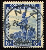 Congo Nizi Oblit. Keach 8A2 Sur C.O.B. 264 Le 23/06/1947 - Usados