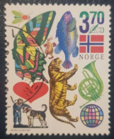 Norway 3.7Kr Used Children Stamp Club - Usati