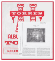 Torres Hojas España Tema Pintura Con Protectores 1960 - 1974 - 15 Hojas - - Matériel