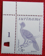 Surinam / Suriname 1979 Luchtpost Air Vogel Bird Vogel Oiseau Pájaro (ZBL 156 Mi. 853  SG 946 )  POSTFRIS / MNH / ** - Surinam