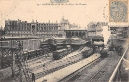 CPA 78 SAINT GERMAIN EN LAYE / LA GARE / LE CHATEAU / TRAIN - St. Germain En Laye